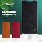 Для Samsung Galaxy A72 A52 A32 5G чехол Nillkin Qin Роскошный тонкий флип раскладный кожаный чехол-бумажник с отделением для карт для Samsung A32 A52 A72 5G чехол