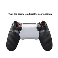for ps4 hand grip cover left right trigger stop and grip case for sony ps4 controller gamepad handle cover game accessories