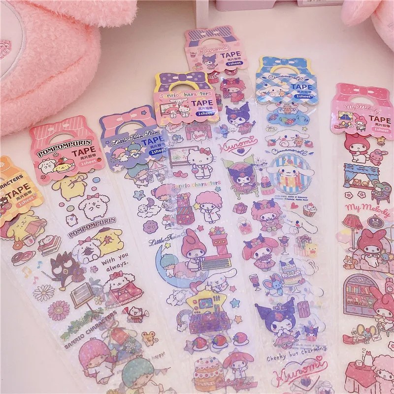 

Мультяшный питомец Kuromi Mymelody Cinnamoroll Kawaii водостойкие наклейки DIY подарок для девочек