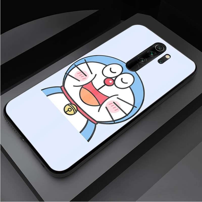 Чехол Doraemon чехол из закаленного стекла для телефона Redmi Note 5 6 7 8 9 Pro Note8T Note9S Redmi8 |