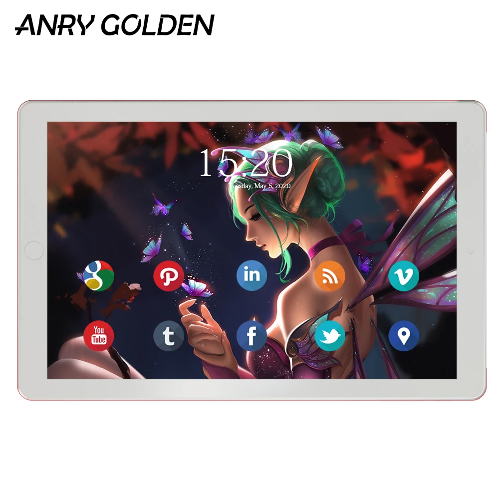 Планшет ANRY A1006 3G 10 дюймов Android 7 0 четырехъядерный процессор MTK6580 две Sim карты GPS 1 ГБ