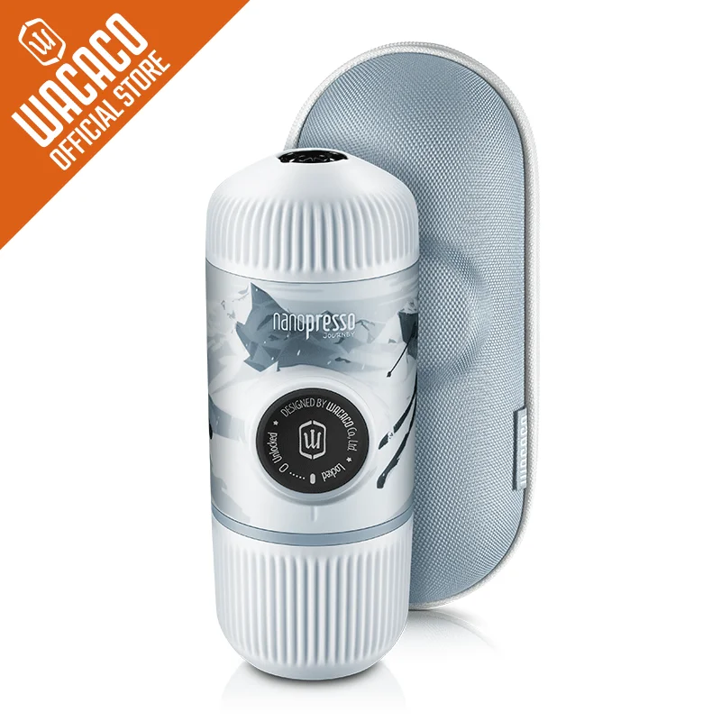 Портативная кофеварка для эспрессо Wacaco Nanopresso давление 18 бар ручное управление