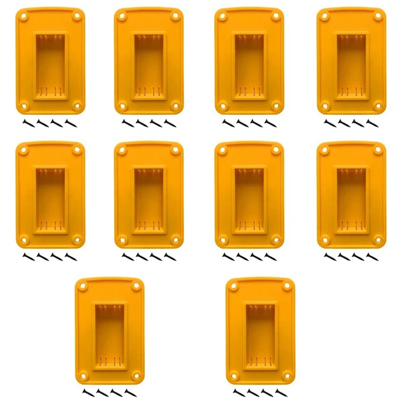 

10 упаковок Держателей Инструментов для дрели Dewalt 20 в, подходит для инструментов M18 18 в (желтый)
