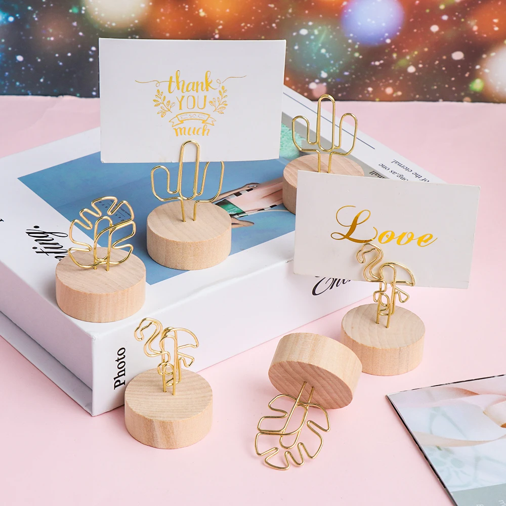 1 шт. круглая деревянная подставка для фотографий | Канцтовары офиса и дома