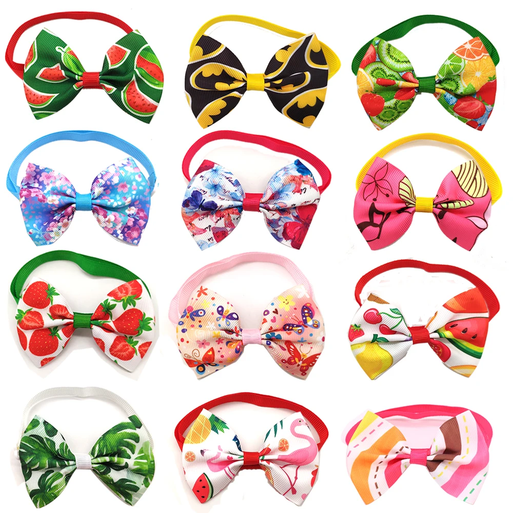 50 шт. регулируемый галстук бабочка для кошек и собак|Аксессуары собак| |