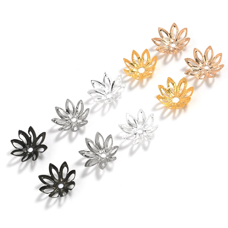 100 флейта 11/14 мм 8-лепестковая флейка полый цветок разделитель Очаровательная