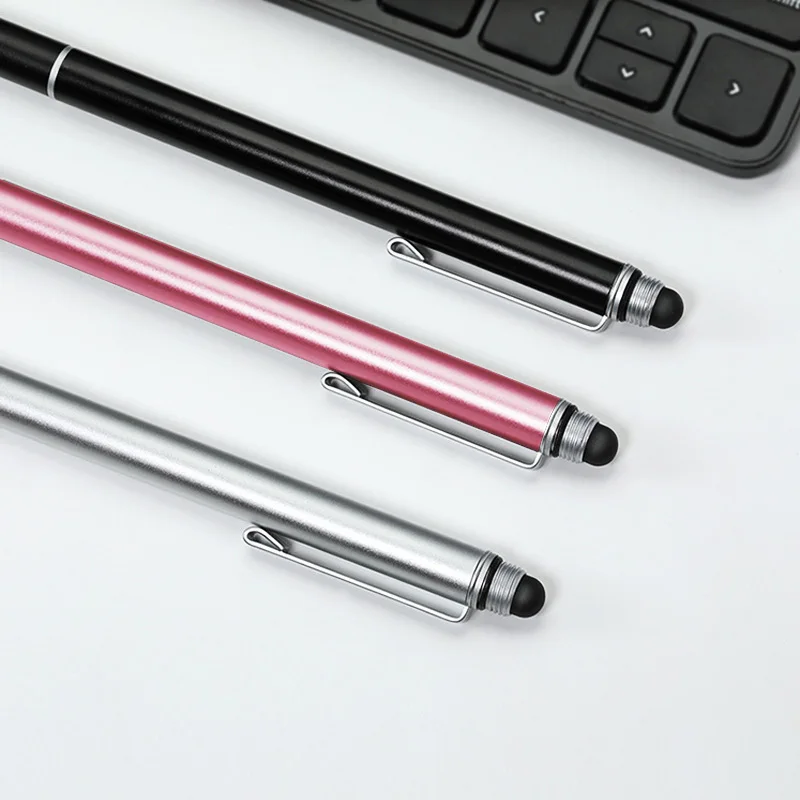 2 in 1 stylus pen for phone tablet touch pen for drawing capacitive smart pencil universal android mobile screen thick thin pens free global shipping