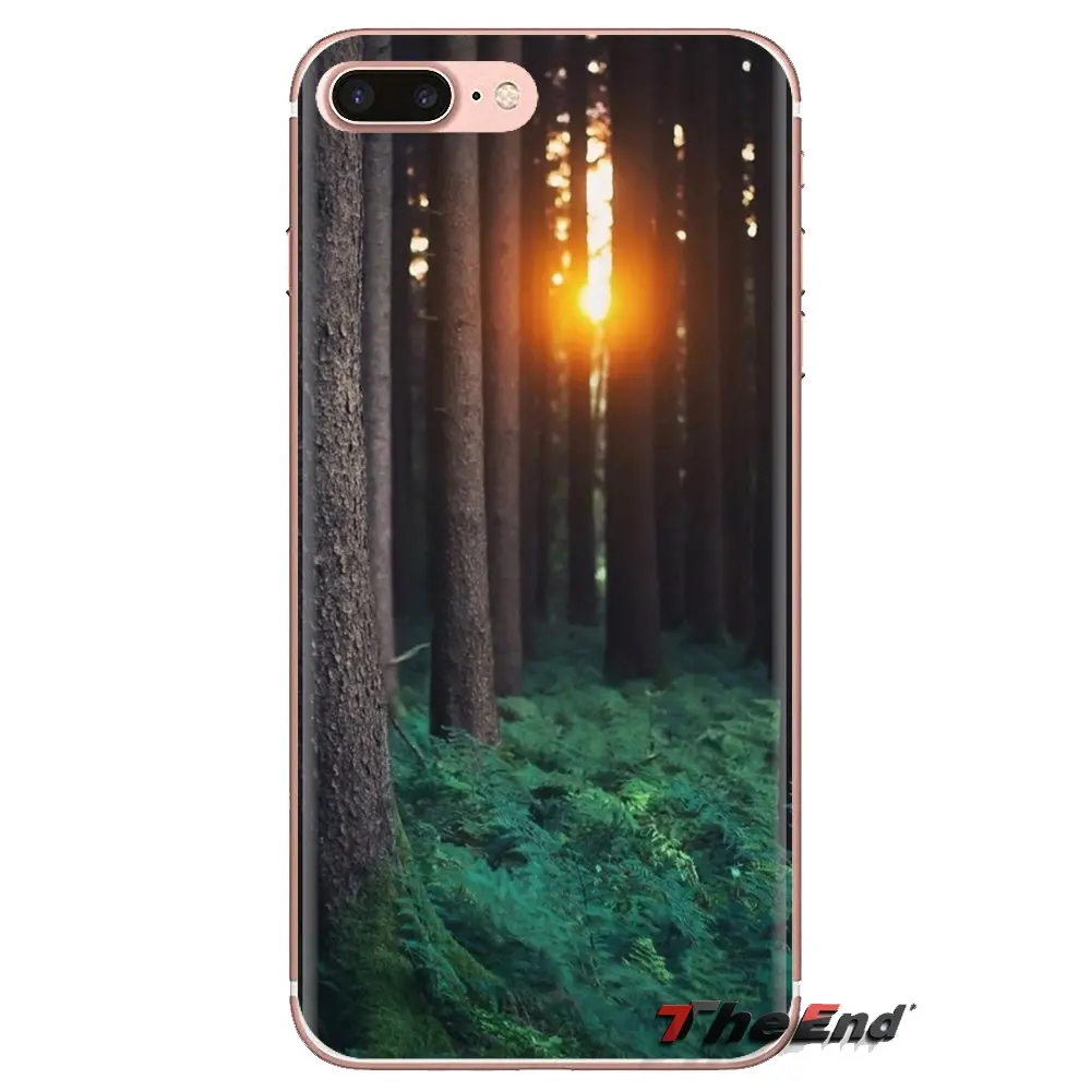 Лес и дерево обои мягкий прозрачный чехол для Xiao mi 6 A1 Max x 2 5X 6X Red Note 5 5A 4X 4A A4 4 3 Plus Pro |