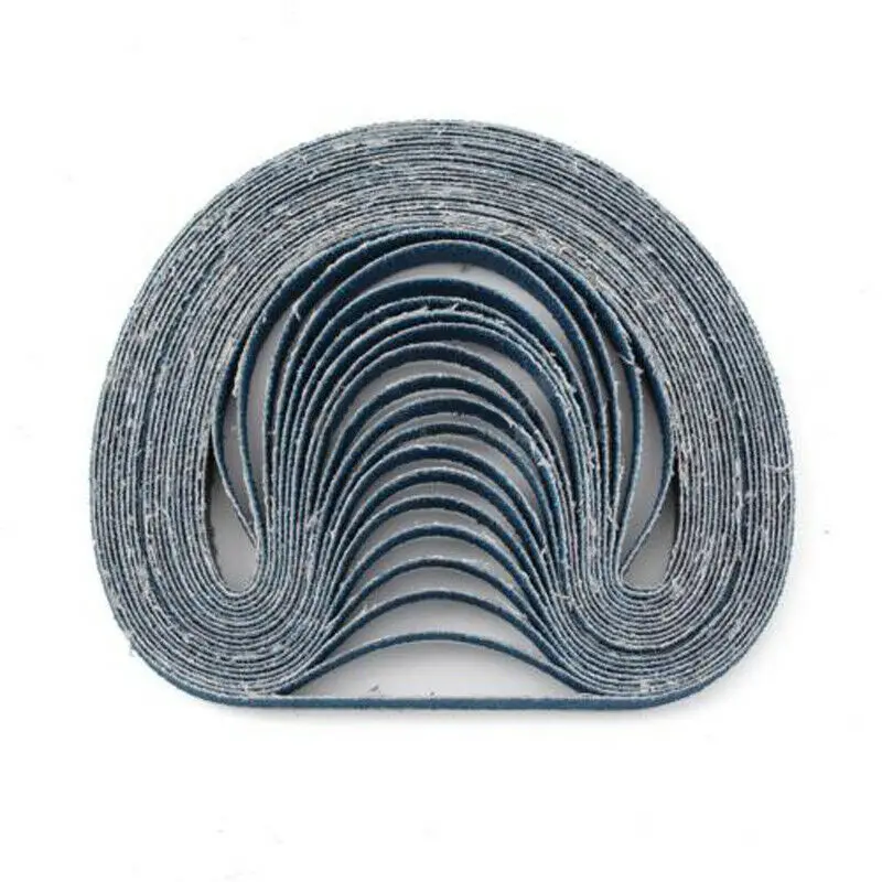 

20 PCS 330*10mm Sandpaper Abrasive 13x0.4inch Sanding Belts 60 Grit For Metal