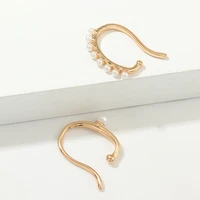creative personality c shaped without pierced ear cilps earrings jewelry accessories