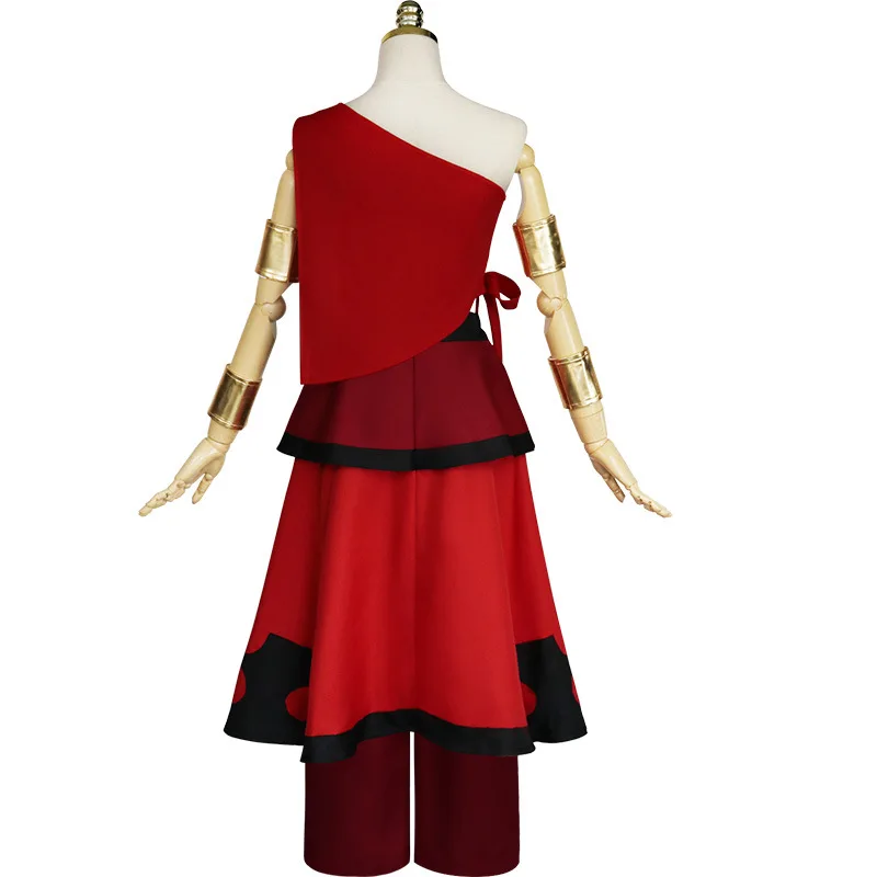 Anime Avatar The Last Airbender Katara Fire Nation Aang Cosplay Costume Adult Women Halloween Carnival High Quality Clothes
