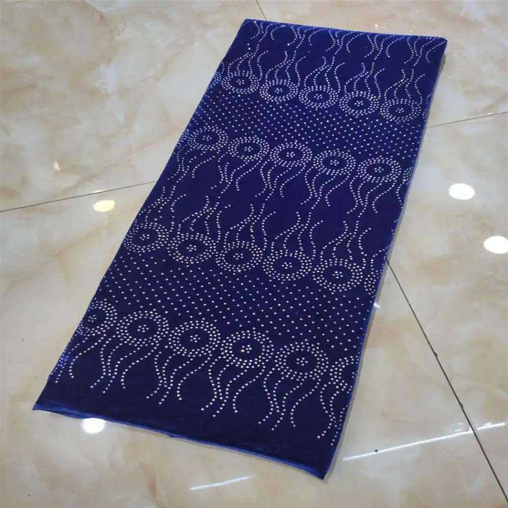 Африканская бархатная кружевная ткань с камнями нигерийская французская 2020