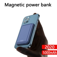 5000mah magnetic wireless charger powerbank mobile phone for iphone 12 13 pro max 12mini power bank external auxiliary battery