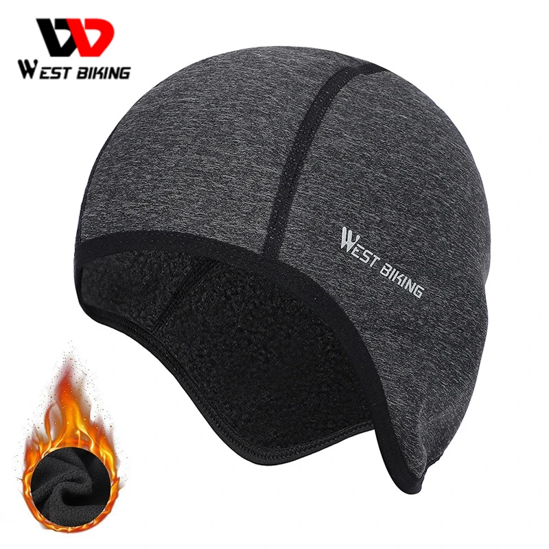 

WEST BIKING Winter Cycling Caps Windproof Warm Fleece Road MTB Bike Hat Thermal Ciclismo Balaclava Headband Helmet Liner Cap