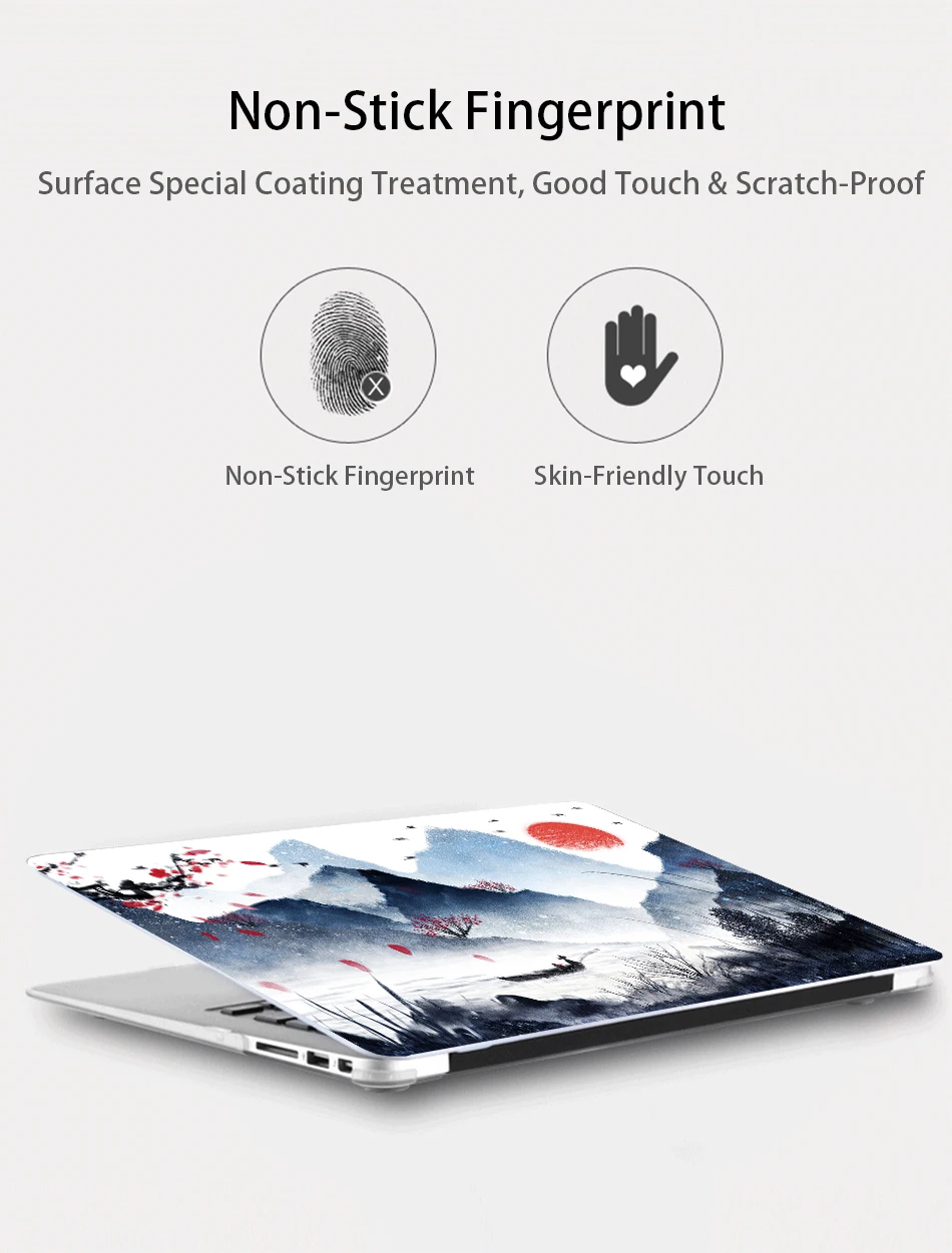 Жесткий чехол MTT с рисунком чернил для Macbook Air 11 13,3 Pro 13 15 retina, чехол для ноутбука Apple mac, чехол для книги, сумка для ноутбука 12 дюймов