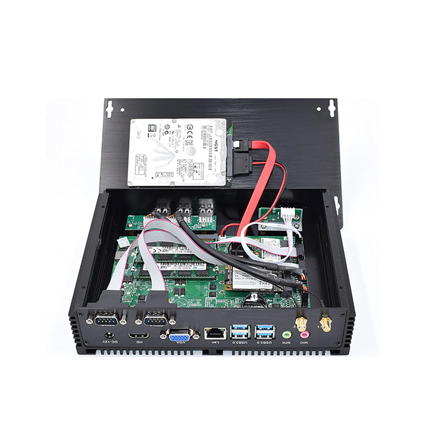 Промышленный мини компьютер VENOEN Core i5 7200U i3 7100U ddr4 windows 10 linux i7 4500U Celeron 1007U HD VGA|Мини ПК|