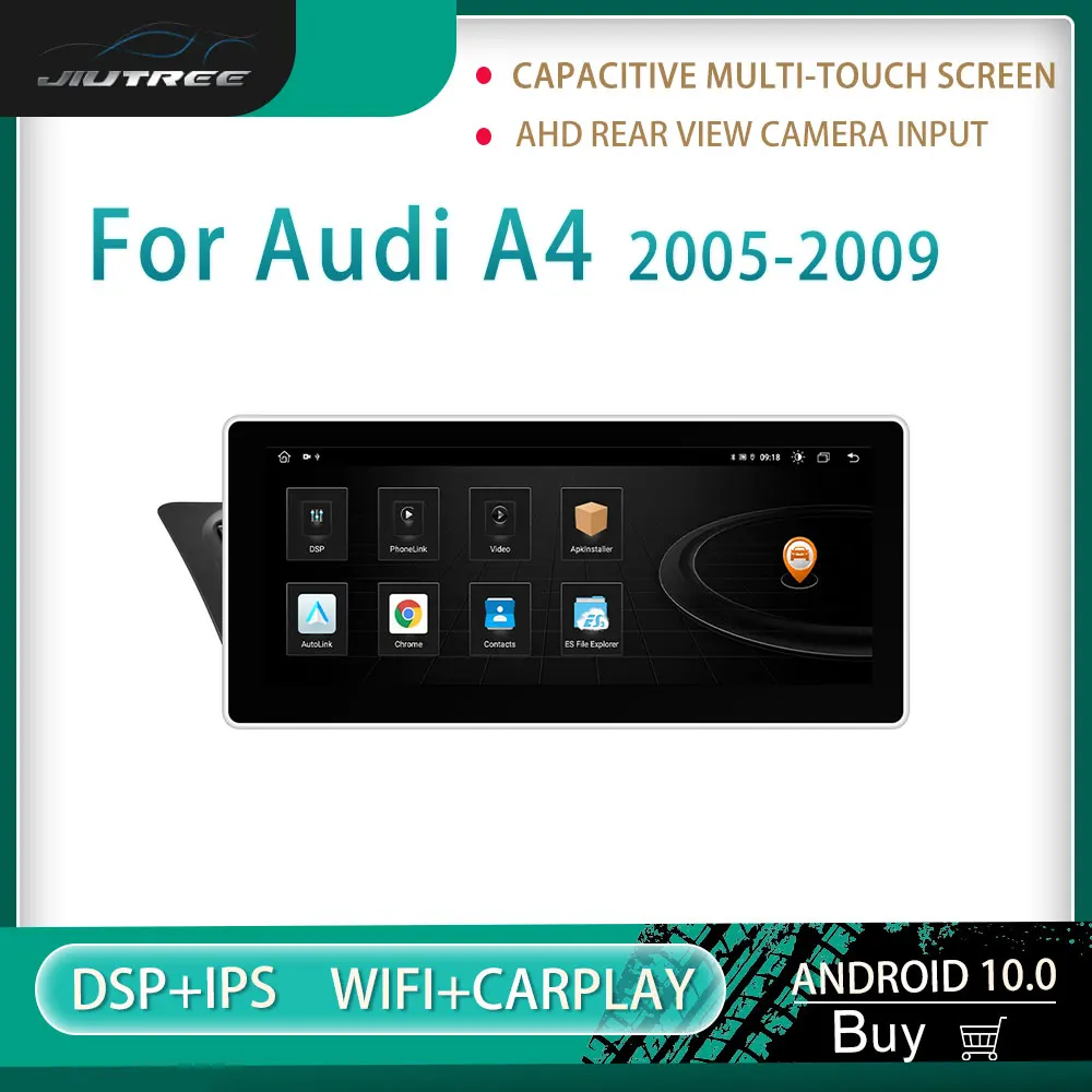 

HD Screen Android System DVD Multimedia Player Car GPS Navigation for AUDI A4 2005-2009 Head Unit