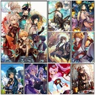 Искусственная живопись Genshin Impact аниме ручная работа Girl Декор для комнаты вышивка крестиком Мозаика настенное искусство для дома