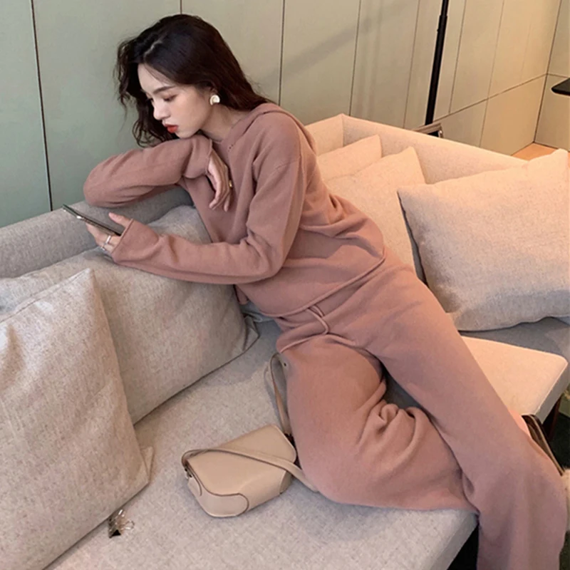 Mozuleva Повседневный свитер спортивный костюм с круглым вырезом пуловеры и