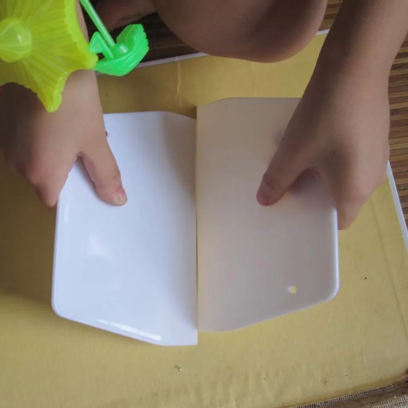 Ровная трапециевидная лопатка для торта инструменты выпечки теста скребок