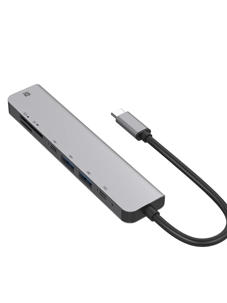 USB-концентратор 7 в 1 6/5/4/2 для MacBook Pro/Air/Huawei 2K/4K | Компьютеры и офис