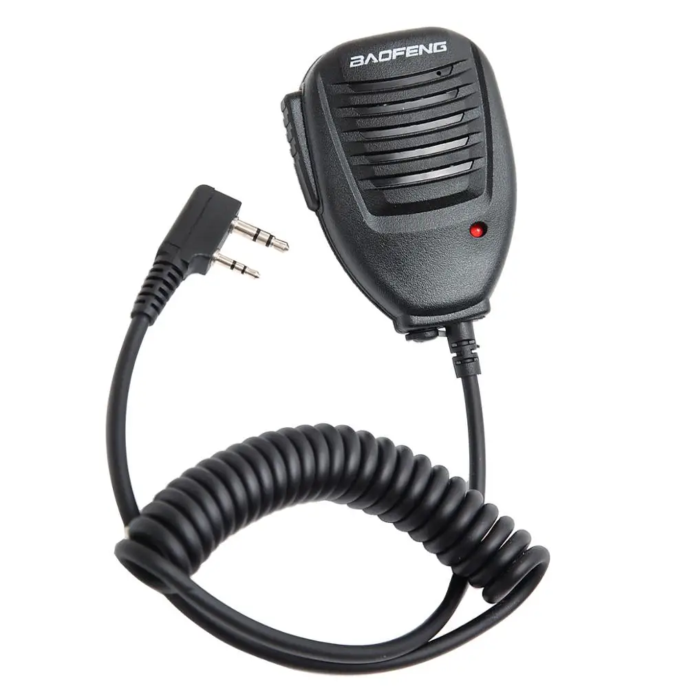 2 шт. Baofeng ручной микрофон Динамик микрофон для Baofeng UV-5R BF-888S UV-S9 GT-3 UV-82 плюс двухстороннее радио иди и болтай Walkie Talkie “иди и УФ 5R