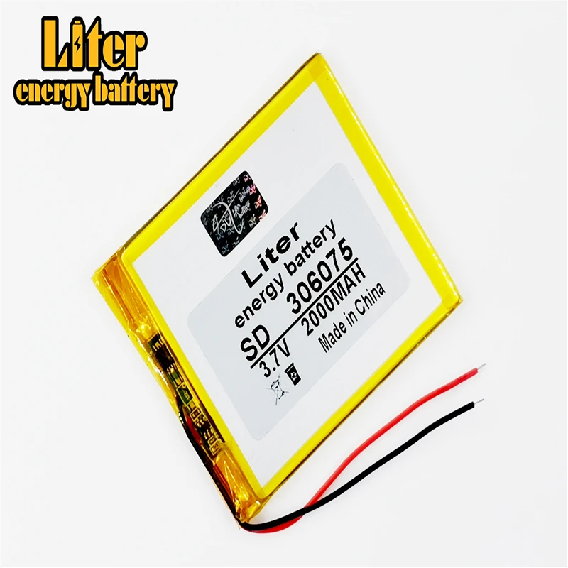 Литий-полимерный аккумулятор 3 7 в 2000 мАч для планшетов GPS Vedio ПК внешних