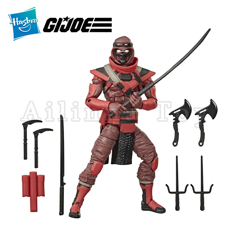 Hasbro г. Я. Джо 1/12 6 дюймов Оригинальный фигурку секретной серии красный ниндзя для