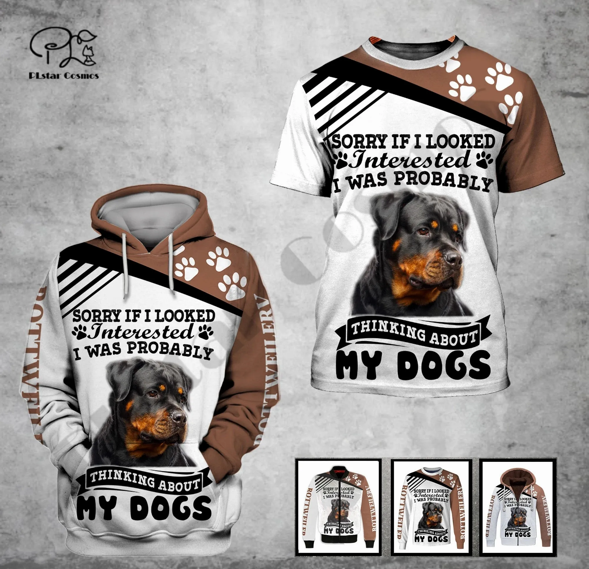 

PLstar Cosmos 3Dprint Newest Rottweiler Dog Art Harajuku Премиум уличная одежда унисекс Уникальные повседневные толстовки/свитшоты/молния 6