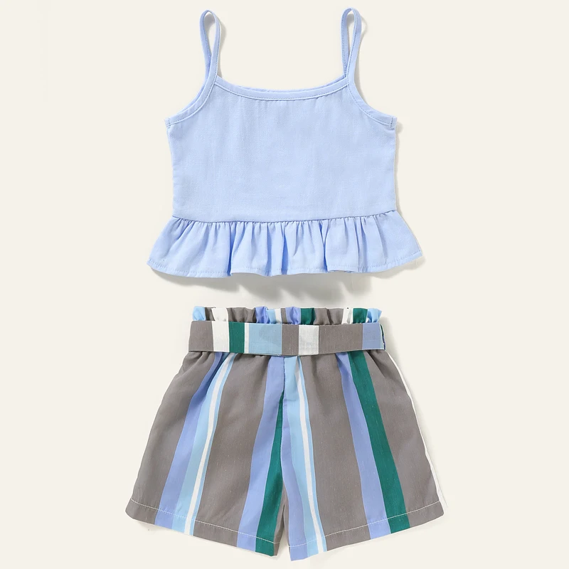 Baby Boys Summer Suit 2020 New Childrens Fashion Pure Cotton Camouflage Short Sleeved T-shirt + Shorts 2Pcs Outfits | Мать и ребенок
