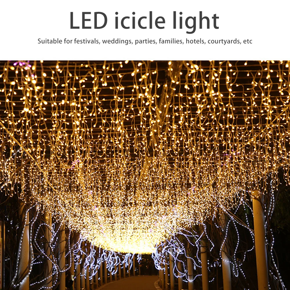 

LED Outdoor Solar String Lights Waterproof LED Strip Holiday Christmas Party Garland Solar Lamp Home Garden Decoration