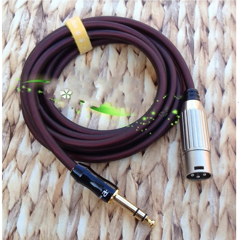 

HiFi 6.35mm Male to XLR Male TRS Balanced Audio Cable 99.99% 4N OFC