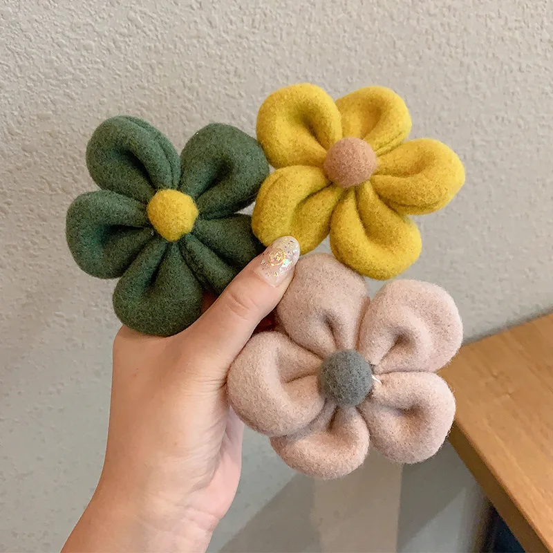 9 см большой цветок волос галстук веревка для Плюшевый головной убор завязанная