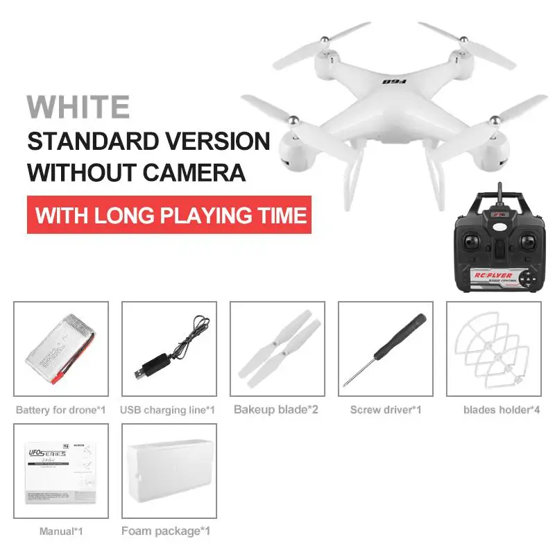 LeadingStar Дрон 4k Квадрокоптер-Дрон с HD 1080P Wifi камера видео высоко стабильный Rc вертолет F68 дроны