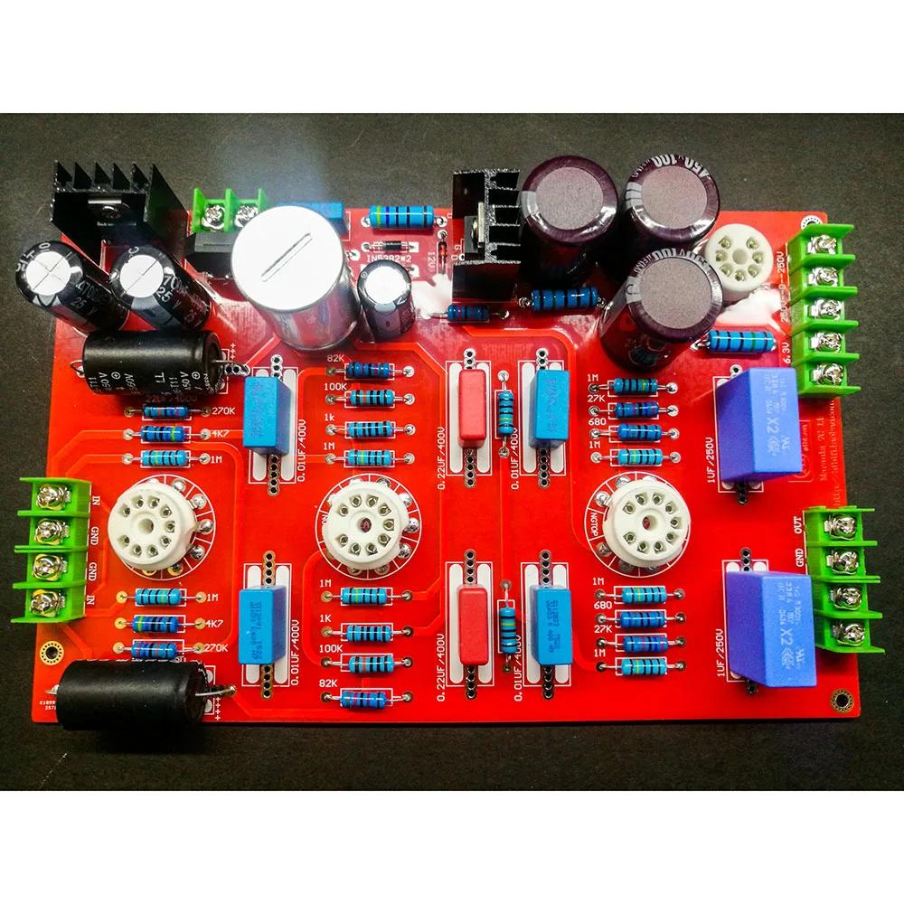 Ламповый предусилитель Lusya 12AX7 буферная DIY плата M7 усилитель мощности платы Hi-Fi T1446