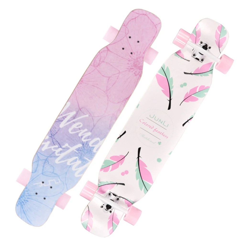 Лонгборд Shingboard для взрослых износостойкий нескользящий с 4 колесами из