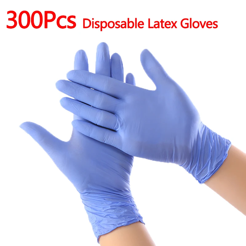 300 шт. одноразовые латексные резиновые перчатки | Дом и сад