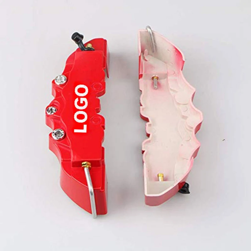 2 шт или 4 Автомобильный тормозной суппорт крышка 3D слово красный чехол подходит