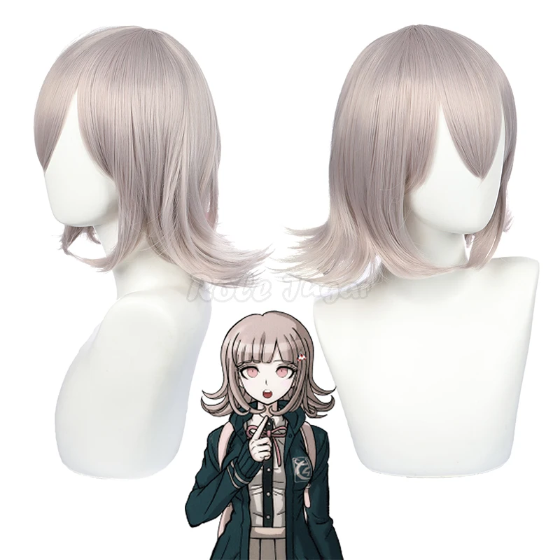 Костюм для косплея Chiaki Nanami (Danganronpa 2) униформа школьная с париком костюм из
