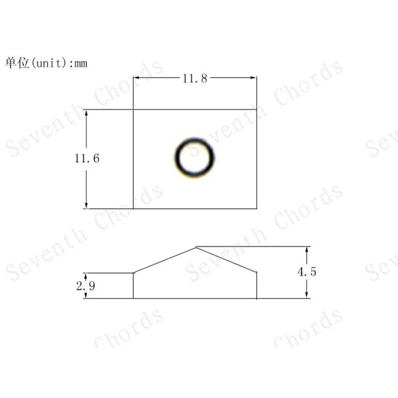 Черные блокировочные гайки для электрогитары 3 шт./лот моста Tremolo аксессуары