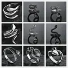Стиль ретро; Готический стиль; Стиль кольцо змея ювелирные изделия Для Мужчин's панк байкерское кольцо Вечерние развлечения Для мужчин t ювелирные изделия в стиле хип-хоп Для мужчин кольца подарок