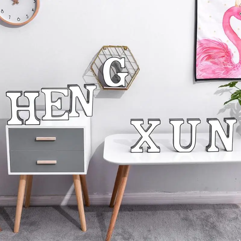 Светодиодный ночник с 26 буквами светильник алфавитом и шатром комнатное