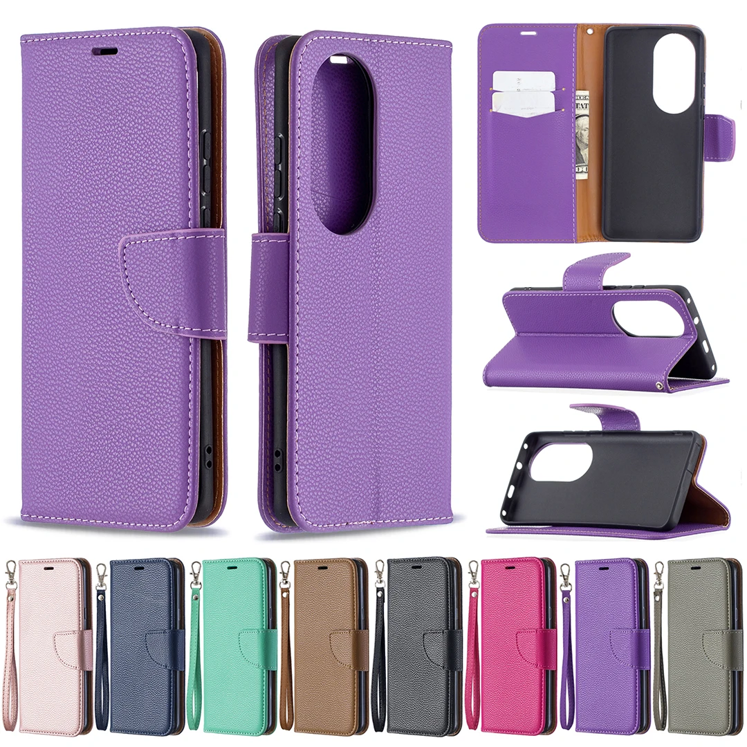 

P40 Lite E Flip Leather Case For Huawei P50 Pro P30 P20 Lite Wallet Cover Full Protect Card Solt Kickstand Phone Coque Fundas