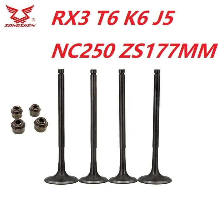 

Выпускной выпускной клапан сальник для ZS177MM зонгшен двигатель NC250 KAYO T6 BSE J5 RX3 ZS250GY-3 4 клапаны Запчасти