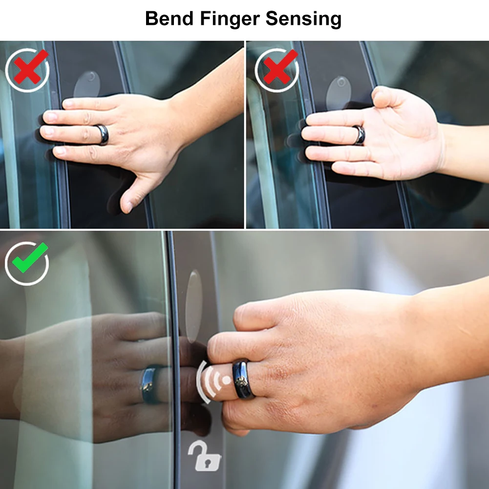 Автомобильный Умный брелок для ключей из углеродного волокна с футляром