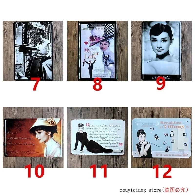 14 Kinds Bar Family Hotel Metal Tin Logo Vintage Wall Painting Home Art Decoration 30*20cm | Дом и сад