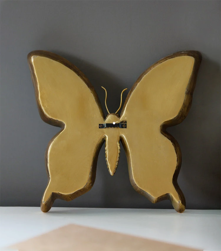 Ретро Золотая Бабочка Стрекоза резное зеркало для туалетных принадлежностей