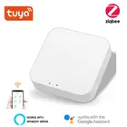 Беспроводной шлюз Tuya Smart Zigbee Bridge, хаб Zigbee 3,0 с дистанционным управлением через приложение Smart Life, работает с Alexa Google Home