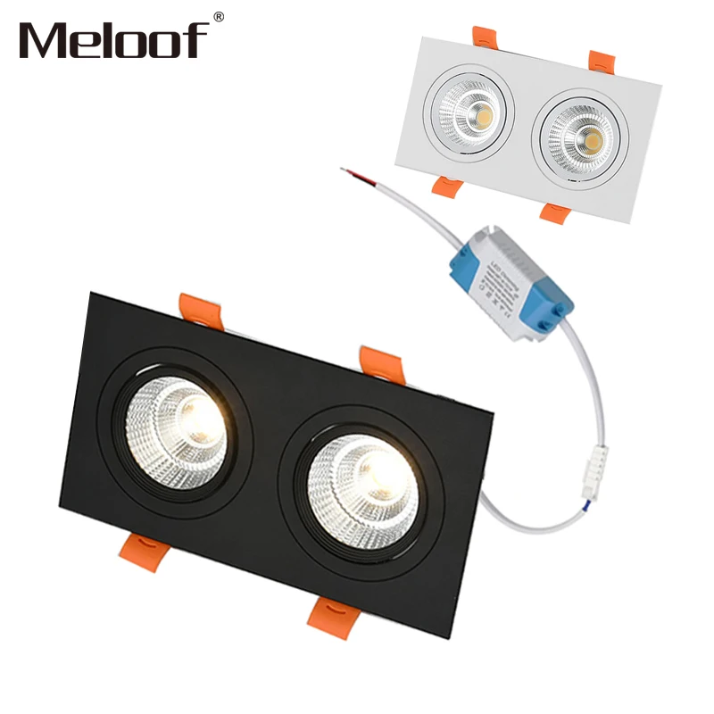 Светодиодный точечный потолочный светильник 20 Вт 30 40 с двойной головкой