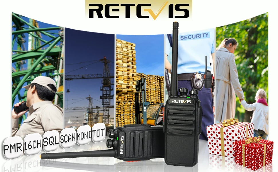 2 шт. Retevis RT24 PMR Радио рация без лицензии 0,5 Вт UHF 446 PMR446 скремблер VOX портативный двухсторонний радиоприемопередатчик